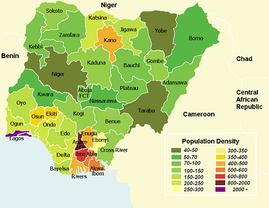 Nigeria’s Land Area (Total and Breakdown)