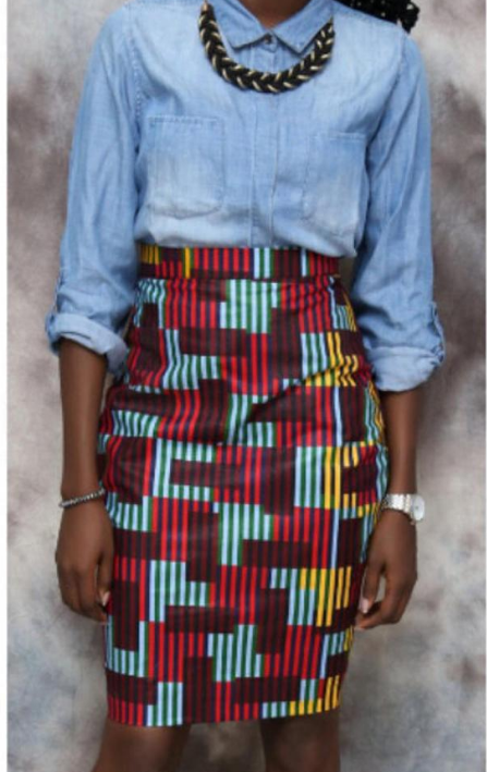 Ankara Pencil Skirts: 25 Latest Styles for Ladies – Nigerian Finder