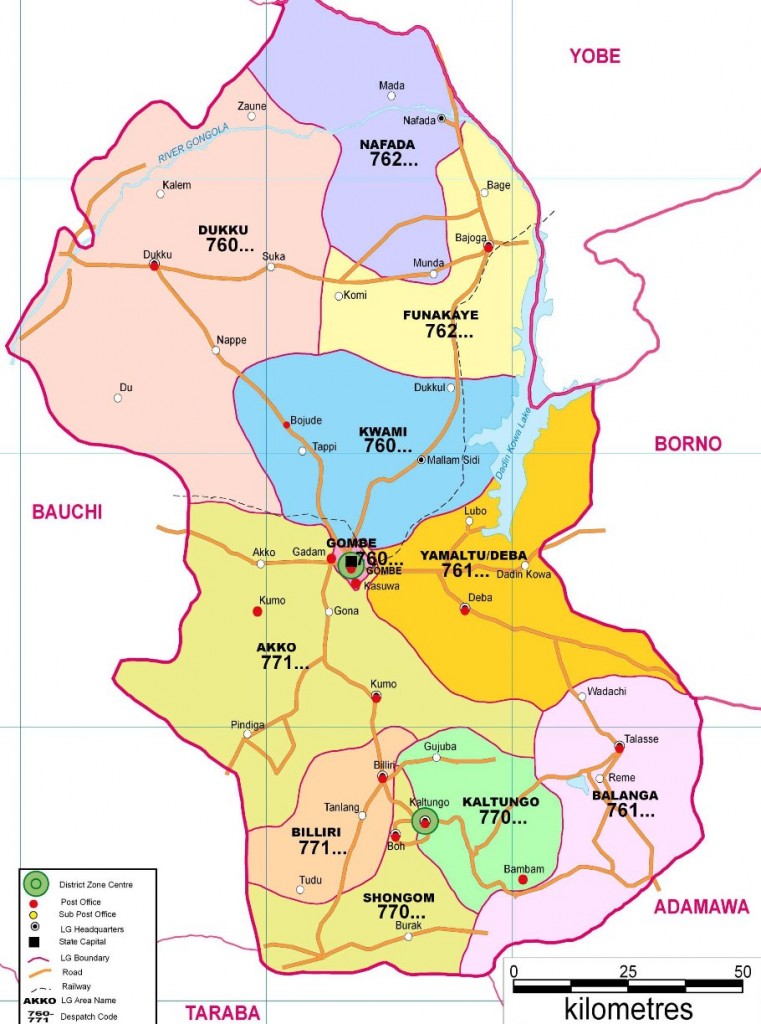 List of Local Governments in Gombe State