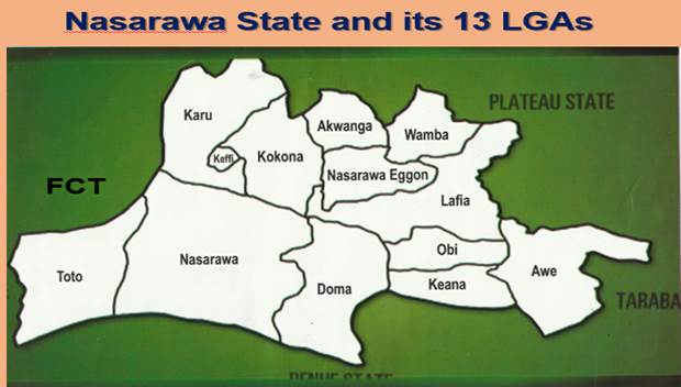 List of Local Governments in Nasarawa State