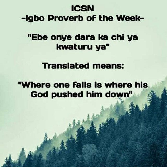 Igbo Quotes about Life